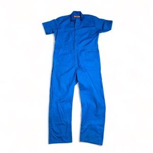 Red Kap Jumpsuit Mechanic Boiler Suit Workwear Short Sleeve Coveralls Size‎ 50